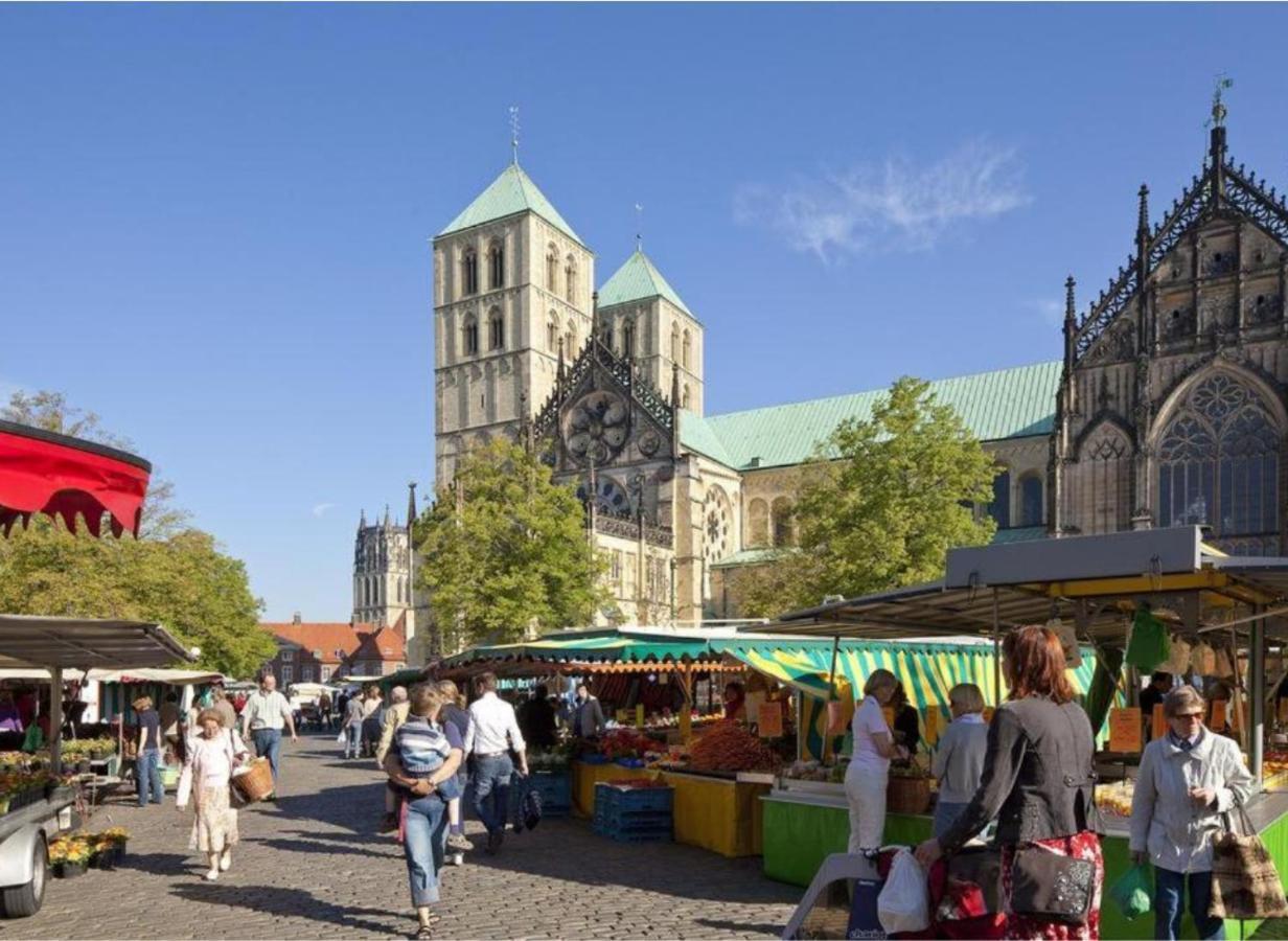 Schickes, Stilvolles Und Helles Apartment In Muenster Dış mekan fotoğraf
